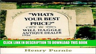 Ebook What s Your Best Price? Free Read