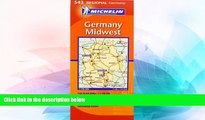 Ebook Best Deals  Michelin Map Germany Midwest 543 (Maps/Regional (Michelin))  Most Wanted