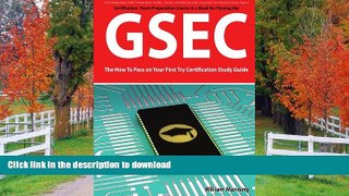 READ BOOK  GSEC GIAC Security Essential Certification Exam Preparation Course in a Book for