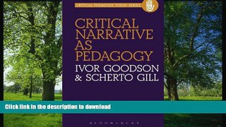 READ  Critical Narrative as Pedagogy (Critical Pedagogy Today) FULL ONLINE