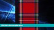 Ebook Best Deals  Tartan Notebook: Scotland / Scottish / Plaid / Gifts / Presents [ Small Ruled