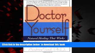 Read books  Doctor Yourself: Natural Healing That Works online
