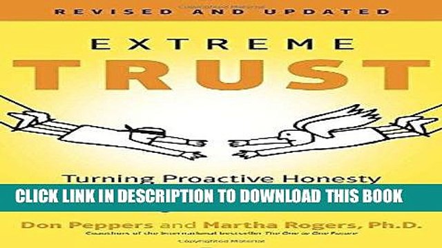 [PDF] FREE Extreme Trust: Turning Proactive Honesty and Flawless Execution into Long-Term Profits,