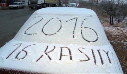 Başkent güne karla uyandı