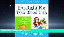 GET PDF  Eat Right For Your Blood Type: A Guide to Healthy Blood Type Diet, Understand What to Eat