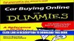 Read Now Car Buying Online For Dummies (For Dummies (Computers)) PDF Book