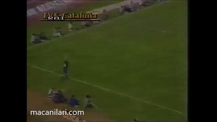 02.10.1985 - 1985-1986 European Champion Clubs' 1st Round 2nd Leg Barcelona 0-1 AC Sparta Prag