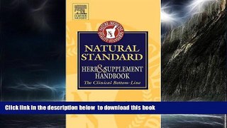 liberty books  Natural Standard Herb and Supplement Handbook: The Clinical Bottom Line online to