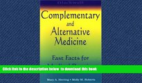 liberty books  Blackwell Complementary and Alternative Medicine: Fast Facts for Medical Practice