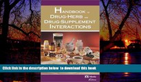 GET PDFbook  Mosby s Handbook of Drug-Herb   Drug-Supplement Interactions online pdf