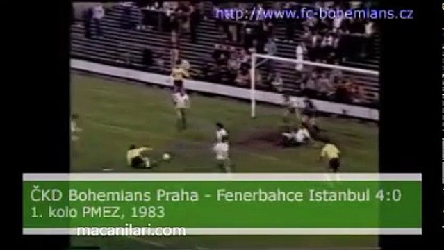 28.09.1983 - 1983-1984 European Champion Clubs' 1st Round 2nd Leg Bohemians Praha 4-0 Fenerbahçe