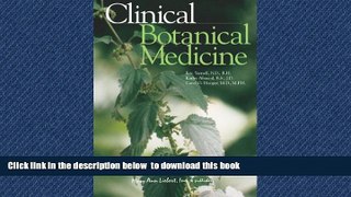 Best book  Clinical Botanical Medicine online