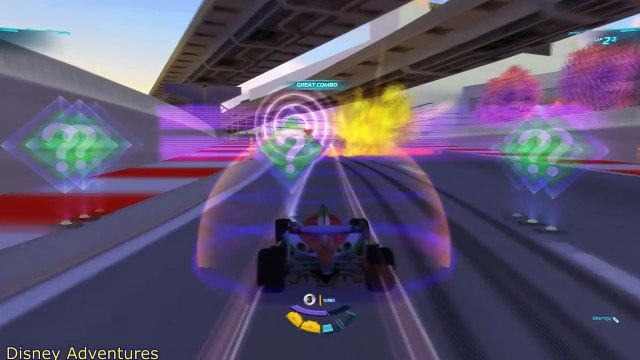 CARS 2 1080 HD Lightning Mcqueen Cars & Francesco Bernoulli & Mater Survival Mode Car Races