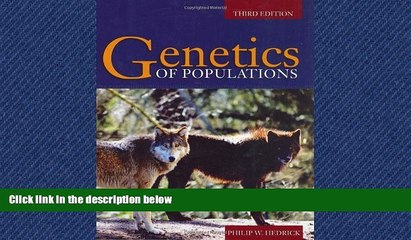 Download Genetics Of Populations (Biological Science (Jones and Bartlett)) FullOnline