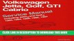 Read Now Volkswagen Jetta, Golf, Gti, Cabrio: Service Manual Including Jetta, and Golf, 1993,