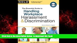Best book  The Essential Guide to Handling Workplace Harassment   Discrimination full online