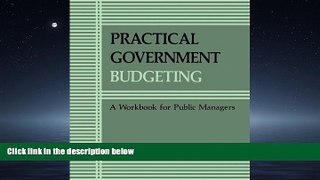 Read Practical Govt Budgeting: A Workbook for Public Managers (Suny Series in Medical