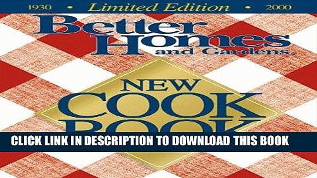 [PDF] Better Homes and Gardens New Cookbook (1930-2000 Limited Edition) Popular Online