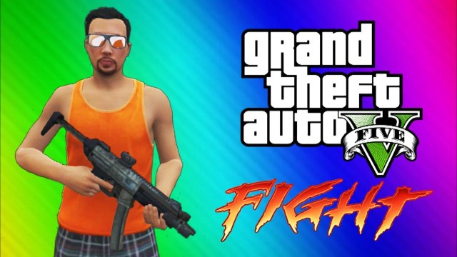 VanossGaming GTA 5 Online Funny Moments - Sky Diving, Golfing,Epic Fight, Invisible Arms, Car Glitch