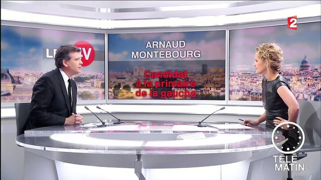 Présidentielle : pour Arnaud Montebourg, Emmanuel Macron est le candidat des médias