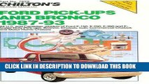 Read Now Chilton s Ford Pick-Ups   Bronco 1987-93 (Chilton Model Specific Automotive Repair