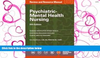 Fresh eBook  Psychiatric-Mental Health Nursing Review and Resource Manual, 5th Edition