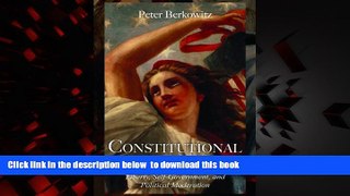 Best book  Constitutional Conservatism: Liberty, Self-Government, and Political Moderation (Hoover