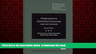 Best book  Comparative Constitutionalism: Cases and Materials (American Casebook Series) full online
