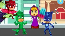 Masha And The Bear cry Romeo took her pet PJ Masks Owlette save her