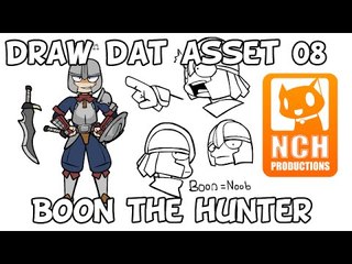 Draw Dat Asset: Character Drawing, MHgen Cast, Boon the Hunter
