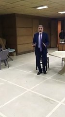 Nusrat Javed News Anchor Person Doing  Funny Act on Camera SET