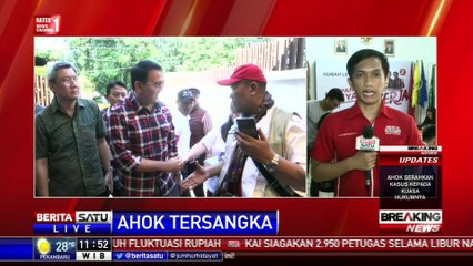 Meski Ditetapkan Tersangka, Ahok dan Timses Tetap Menjalani Kampanye