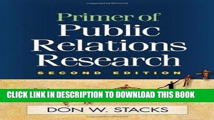 [PDF] Epub Primer of Public Relations Research, 2nd (second) edition Full Download