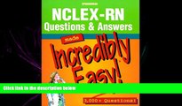 Online eBook  NCLEX-RN Questions   Answers Made Incredibly Easy!