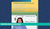 Read LWW s Medical Assisting Exam Review for CMA, RMA   CMAS Certification (Medical Assisting Exam