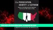 liberty book  On Persecution, Identity   Activism: Aspects of the Italian-American Experience from