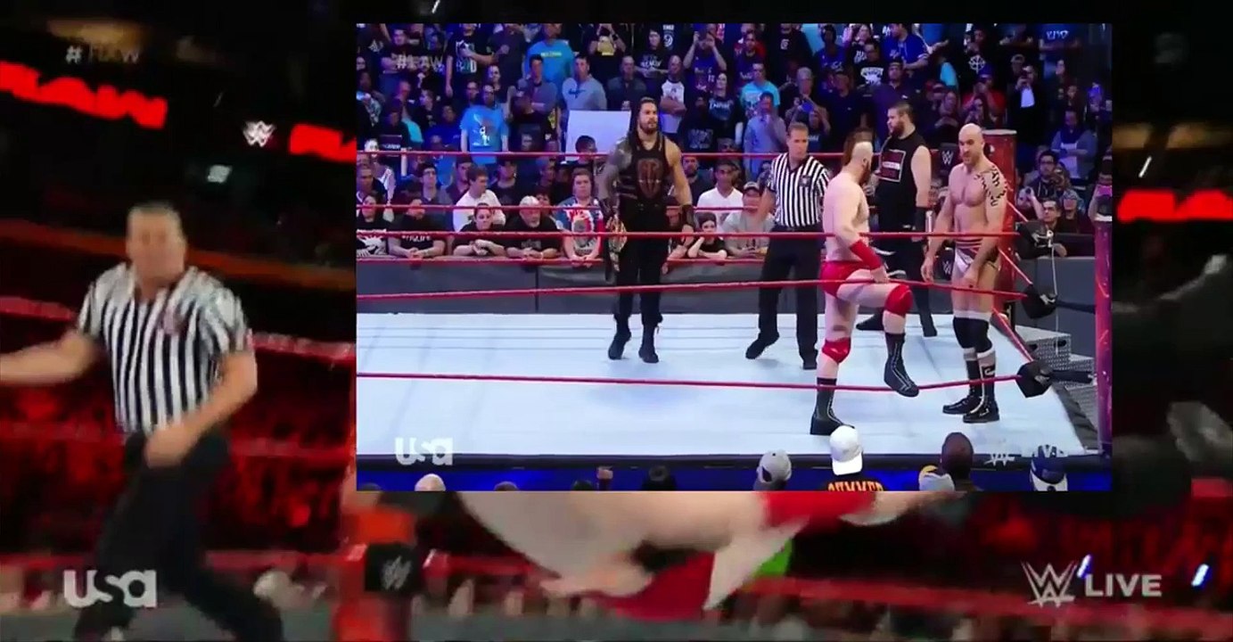 Roman Reigns & Kevin Owens vs. Cesaro & Sheamus: Raw, Nov. 16, 2016