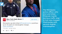 Officer in Philando Castile murder charged with manslaughter