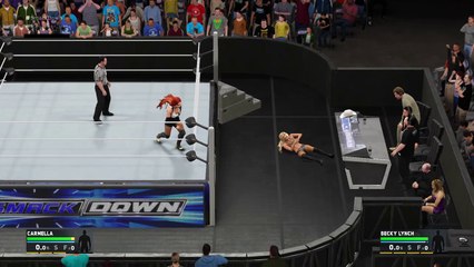 WWE 2K17 - Becky Lynch Top Rope Jump Bug