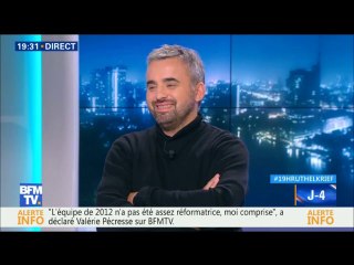 Alexis Corbière invité  à " 19H Ruth Elkrief" sur BFMTV le 16/11/2016