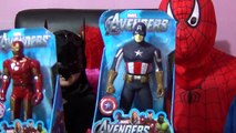 Fat Spiderman & Little Batman Unboxing 12 Inches Marvels Captain America & Iron Man Figures