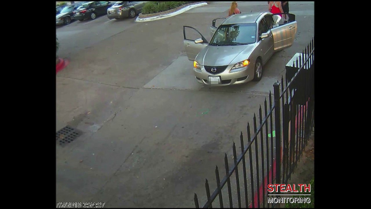 Fight victim taken away by paramedics on stretcher - Live Apartment Video Surveillance