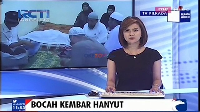 Bocah Kembar Hanyut saat Bermain di Sungai