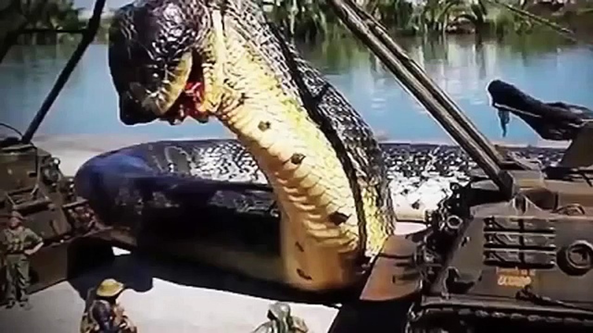 Giant Anaconda Found In Amazon River 2 Giant Anaconda Attacks World S Biggest Python Snake 2 Video Dailymotion
