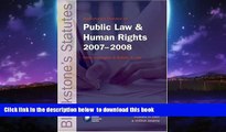 Best books  Blackstone s Statutes on Public Law and Human Rights 2007-2008 (Blackstone s Statute