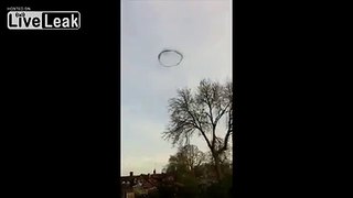 Weird black ring appears in the sky over England