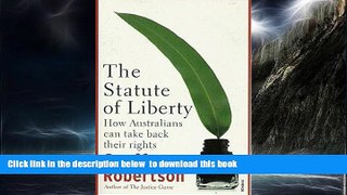 liberty books  The Statute of Liberty : How australians can take back their Rights online