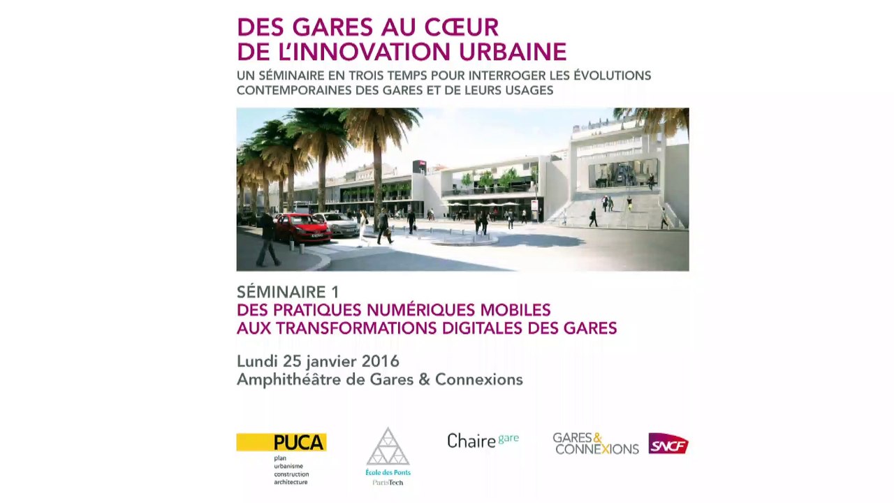 Pratiques numériques et transformations digitales des gares - Fabrice Morenon, secrétaire général de Gares & Connexions