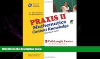 Fresh eBook  PRAXIS II Mathematics Content Knowledge (0061) w/CD-ROM (PRAXIS Teacher