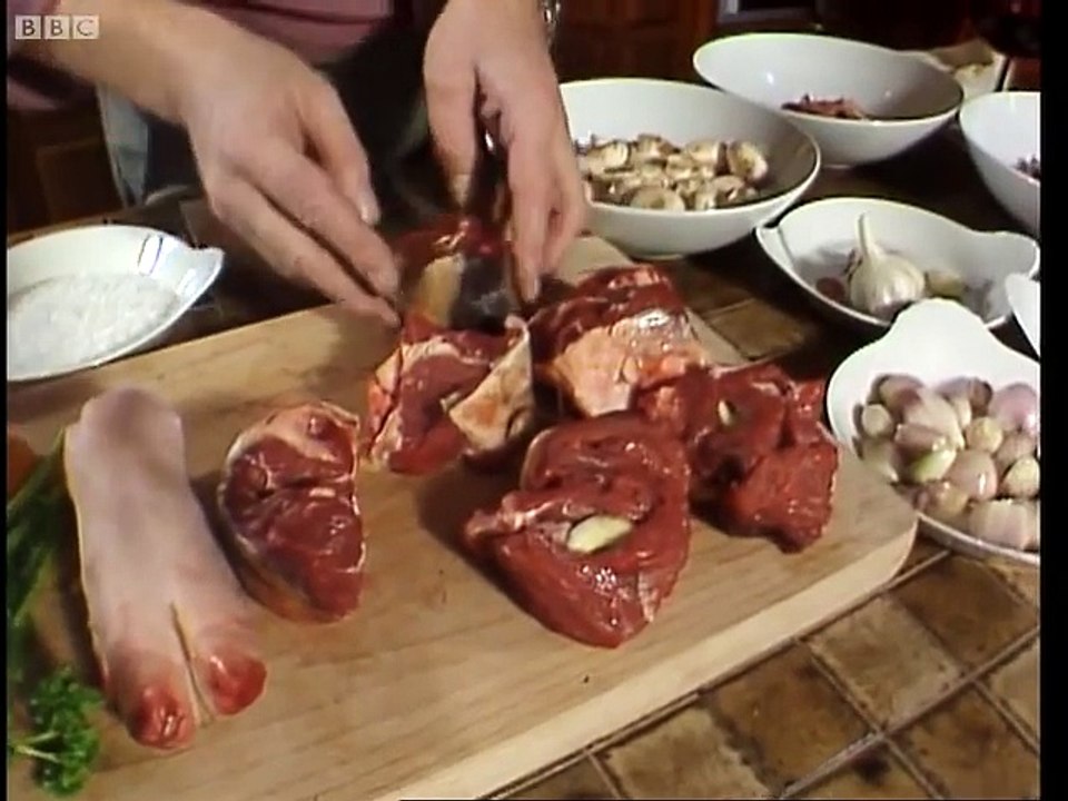 Slow-cooked beef in red wine - Floyd Cooks
